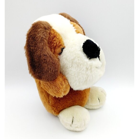 Ganz Bros St.Bernard Dog Plush Stuffed Animal Toy 9" Vintage - Picture 2 of 5